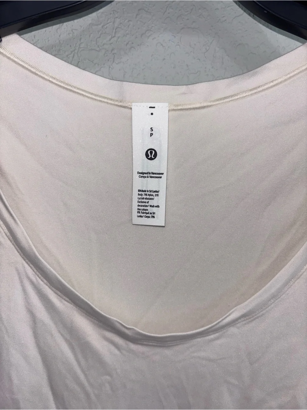 lululemon athletica Cream Scoop Neck Tank Top